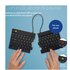 R-GO TOOLS Tastiera ergonomica R-Go Split Break con software di interruzione, tastiera split, QWERTY (IT), Bluetooth, nero