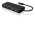 RaidSonic IB-HUB1426-CPD hub di interfaccia USB 3.2 Gen 1 (3.1 Gen 1) Type-C 5000 Mbit/s Nero