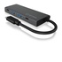 RaidSonic IB-HUB1428-C31 hub di interfaccia USB 3.2 Gen 2 Type-C 10000 Mbit/s Antracite, Nero