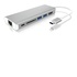 RaidSonic ICY BOX IB-DK4034-CPD Cablato USB 3.0 (3.1 Gen 1) Type-C Argento, Bianco
