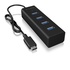 RaidSonic ICY BOX IB-HUB1409-C3 USB 3.2 Gen 1 (3.1 Gen 1) Type-C 5000 Mbit/s Nero