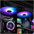 Raijintek EOS 12 RBW ADD ventola 12 cm Nero, Bianco 2 pz