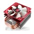 Raijintek Themis Processore Refrigeratore 12 cm Rame, Metallico, Rosso