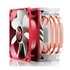 Raijintek Themis Processore Refrigeratore 12 cm Rame, Metallico, Rosso