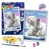 Ravensburger CreArt Pawesome Polar Bear Colore per kit di verniciatura in base ai numeri