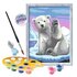 Ravensburger CreArt Pawesome Polar Bear Colore per kit di verniciatura in base ai numeri