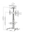 Reflecta 23210 Base da pavimento per tv a schermo piatto 70