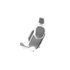 Res-Tech SEAT PAD - Cuscini per X1 Grigio