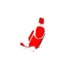 Res-Tech SEAT PAD - Cuscini per X1 Rosso