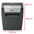 Rexel Momentum X308 distruggi documenti Particle-cut shredding Nero, Grigio