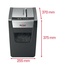 Rexel Momentum X410-SL Particle-cut shredding Nero, Grigio