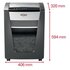 Rexel Momentum X420 Triturazione incrociata Nero, Argento