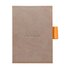 Rhodia Notepad cover + notepad N°11 quaderno per scrivere A7 80 fogli Grigio talpa