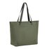 RIVACASE Eden PU pelle, Poliestere, Polietilene tereftalato riciclato (rPET) Oliva Donna Borsa tote