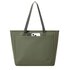 RIVACASE Eden PU pelle, Poliestere, Polietilene tereftalato riciclato (rPET) Oliva Donna Borsa tote