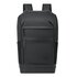 RIVACASE Eden zaino City backpack Nero Poliestere, PU pelle