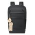 RIVACASE Eden zaino City backpack Nero Poliestere, PU pelle
