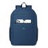 RIVACASE Gremio zaino City backpack Blu Poliestere, Polietilene tereftalato riciclato (rPET)