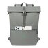 RIVACASE Gremio zaino City backpack Grigio Poliestere, Polietilene tereftalato riciclato (rPET)