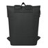 RIVACASE Gremio zaino City backpack Nero Poliestere, Polietilene tereftalato riciclato (rPET)