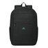 RIVACASE Gremio zaino City backpack Nero Poliestere, Polietilene tereftalato riciclato (rPET)