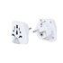 RIVACASE PS4100 W00 adattatore per presa di corrente Tipo C (Europlug) Tipo G (UK) Bianco
