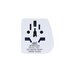 RIVACASE PS4100 W00 adattatore per presa di corrente Tipo C (Europlug) Tipo G (UK) Bianco
