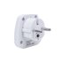 RIVACASE PS4100 W00 adattatore per presa di corrente Tipo C (Europlug) Tipo G (UK) Bianco