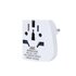 RIVACASE PS4100 W00 adattatore per presa di corrente Tipo C (Europlug) Tipo G (UK) Bianco