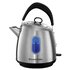 Russel Hobbs Stylevia Bollitore elettrico 1,5 L 2200 W Nero, Acciaio inossidabile