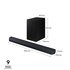 Samsung Soundbar HW-Q600C/ZF Serie Q, 9 speaker, Wireless Dolby Atmos, Audio a 3.1.2 canali, Q-Simphony, Compatibile con Alexa e Google Assistant, Black 2023