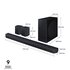 Samsung Soundbar HW-Q930C/ZF Serie Q, 17 speaker, Wireless Dolby Atmos, Audio a 9.1.4 canali, Q-Simphony, Compatibile con Alexa e Google Assistant, Black 2023