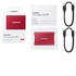 Samsung SSD T7 Portable 1 TB Rosso