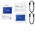 Samsung T7 Portable 1 TB Blu