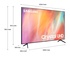 Samsung UE55AU7170 Crystal UHD 4K 55” Smart TV Wi-Fi 2021 Grigio