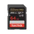 SanDisk 64GB Extreme PRO SDXC Classe 10 UHS-I per video 4K lettura 200mbs scrittura 90mbs V30