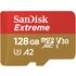 SanDisk Extreme 128 GB MicroSDXC + Adattoatore SD