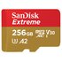 SanDisk microSDXC 256GB Extreme A2 C10 V30 UHS-I U3
