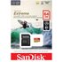 SanDisk Extreme 64 GB MicroSDXC UHS-I Classe 10