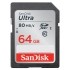 SanDisk Ultra SDXC UHS-I 64GB 80MB/s Cl. 10 SDSDUNC-064G-GN6IN