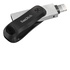 SanDisk SDIX60N-064G-GN6NN USB 64 GB USB A / Lightning 3.2 Gen 2 Nero, Argento