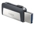 SanDisk Ultra Dual Drive 128 GB USB Type-A / USB Type-C Nero, Argento