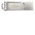 SanDisk Ultra Dual Drive Luxe USB 256 GB USB Type-A / USB Type-C 3.2 Inox