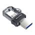 SanDisk Ultra Dual m3.0 64GB 3.0 Nero, Argento, Trasparente