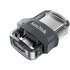 SanDisk Ultra Dual m3.0 unità flash USB 32 GB USB Type-A / Micro-USB 3.2 Gen 1 (3.1 Gen 1) Nero, Argento, Trasparente