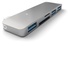 Satechi 3-IN-1 COMBO, Hub combinato 3-in-1 USB 3.0 Type-C, Grigio