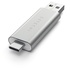 Satechi Lettore di memorie in alluminio Tipo-C USB 3.0 e lettore di schede Micro/SD per dispositivi di Tipo-C