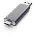 Satechi Lettore in alluminio Tipo-C USB 3.0 e lettore di schede Micro/SD per dispositivi di Tipo-C grigio