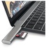 Satechi Lettore in alluminio Tipo-C USB 3.0 e lettore di schede Micro/SD per dispositivi di Tipo-C grigio