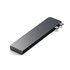 Satechi ST-HUCPHSM replicatore di porte e docking station per laptop USB 3.2 Gen 2 (3.1 Gen 2) Type-C Grigio